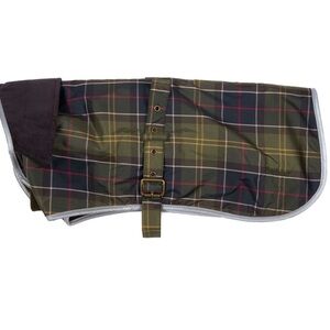 Barbour Tartan Dog Coat with Buckle